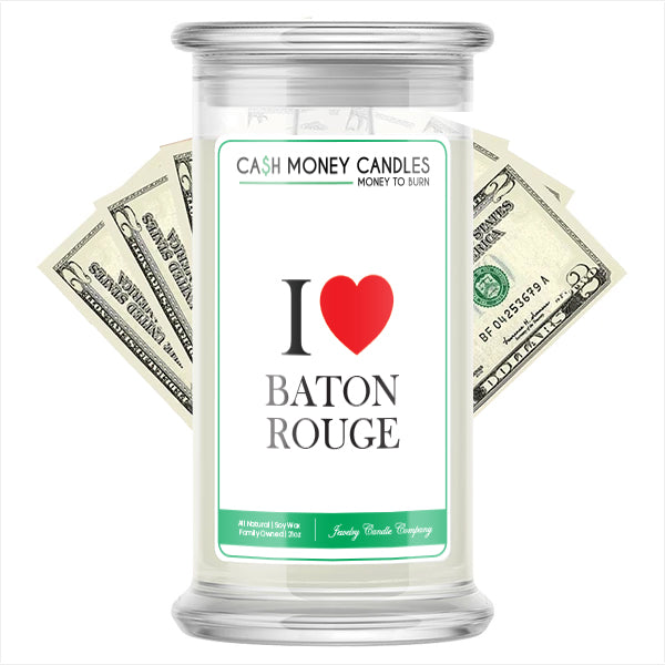 I Love BATONROUGE Candle