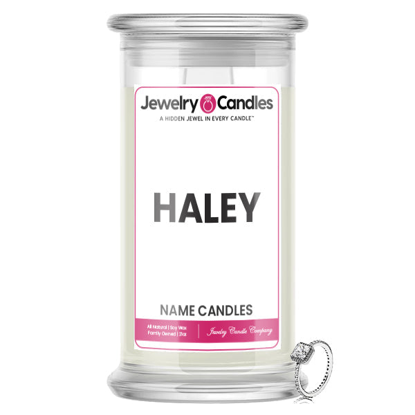HALEY Name Jewelry Candles