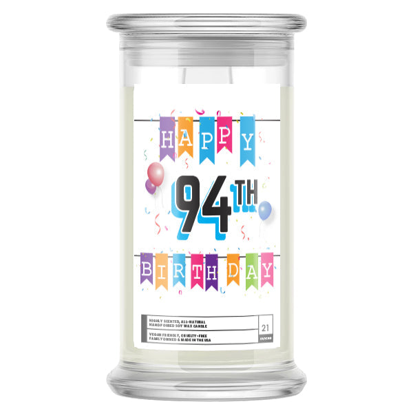 Happy 94th Birthday Candle