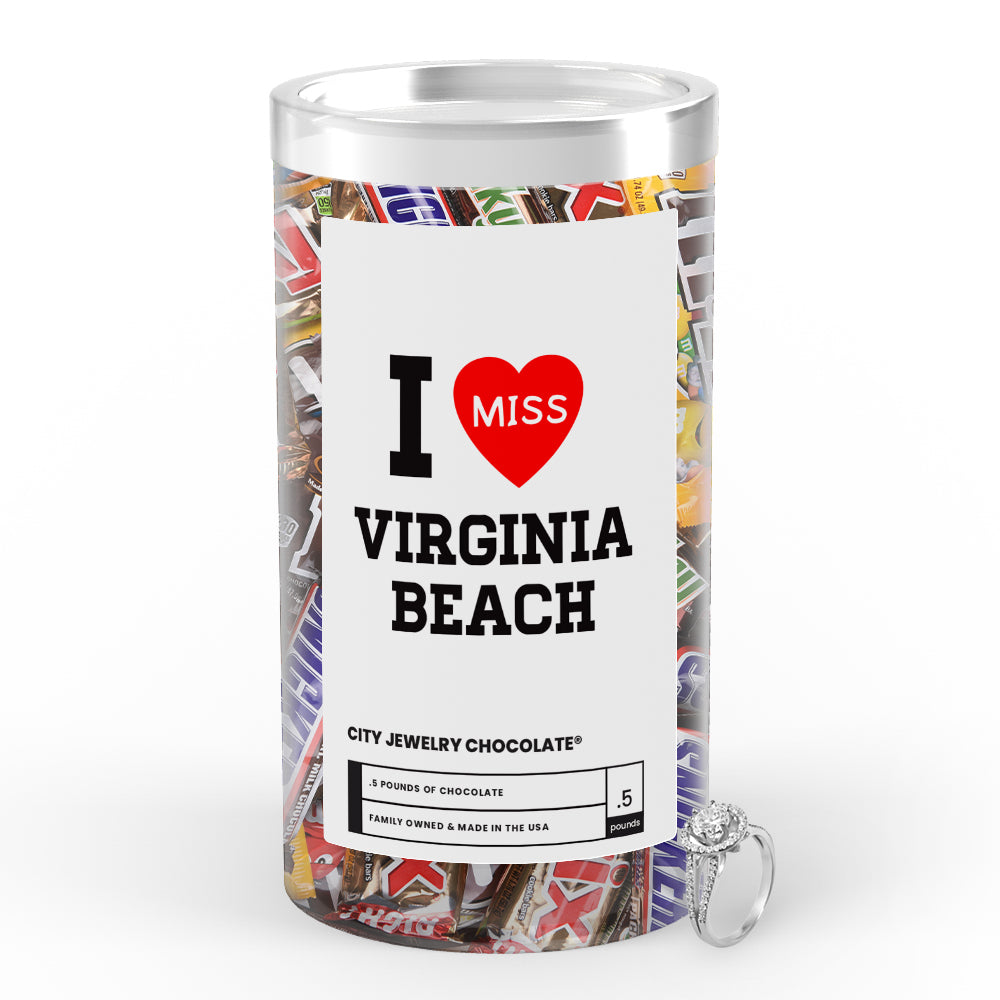 I miss Virginia Beach City Jewelry Chocolate