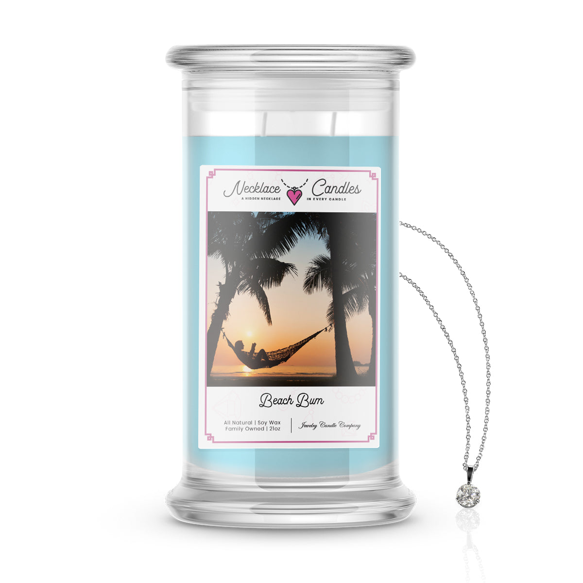 Beach Bum | Necklace Candles