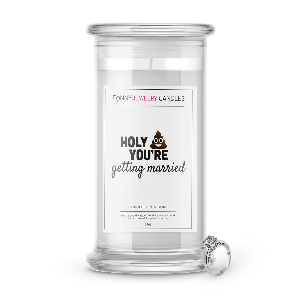 Holy Shit You're Getting Married House Jewelry Funny Candles
