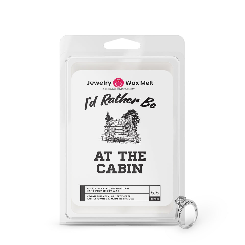 I'd rather be At The Cabin Jewelry Wax Melts
