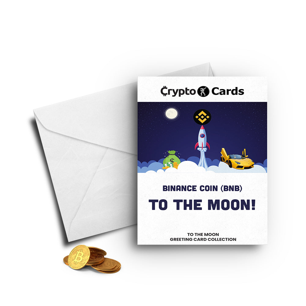 Binance Coin (BNB) To The Moon! Crypto Cards