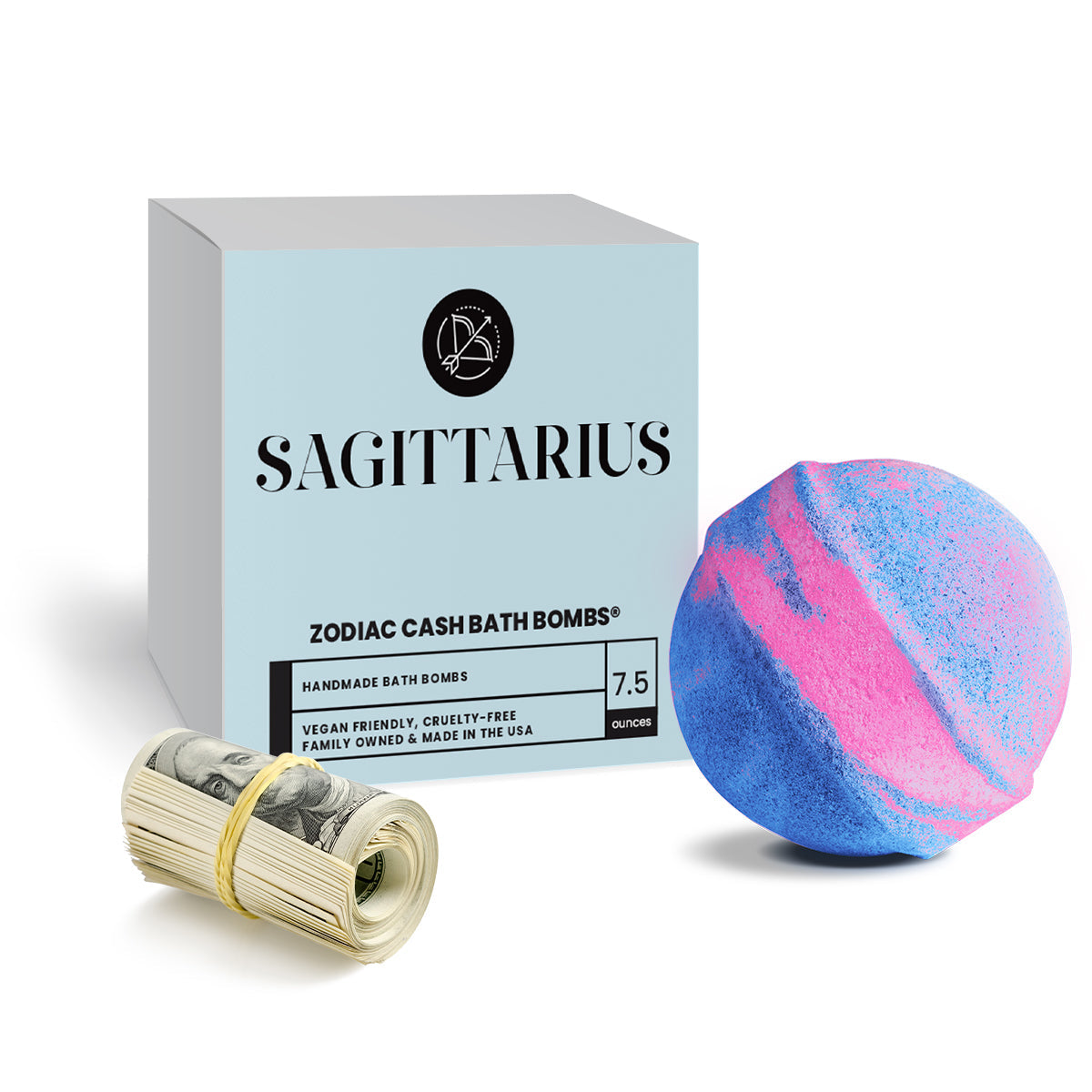 Sagittarius Zodiac Cash Bath Bomb