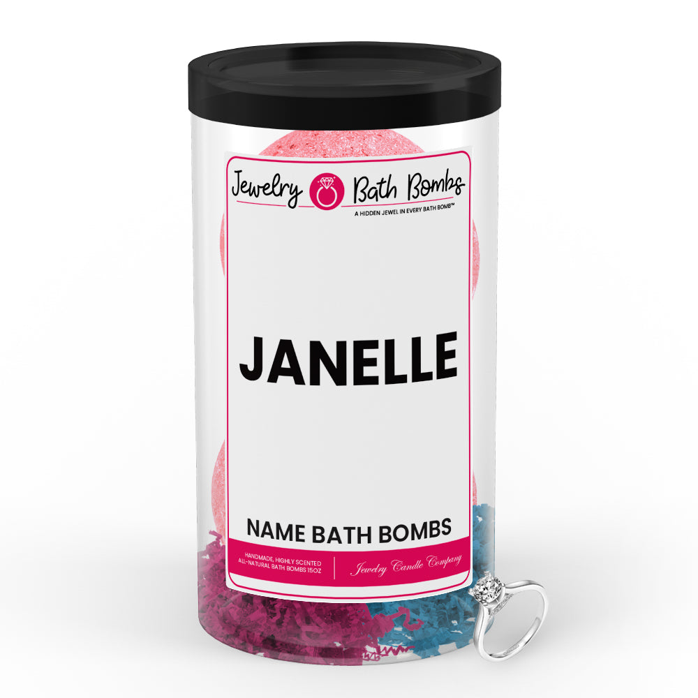 JANELLE   Name Jewelry Bath Bomb Tube