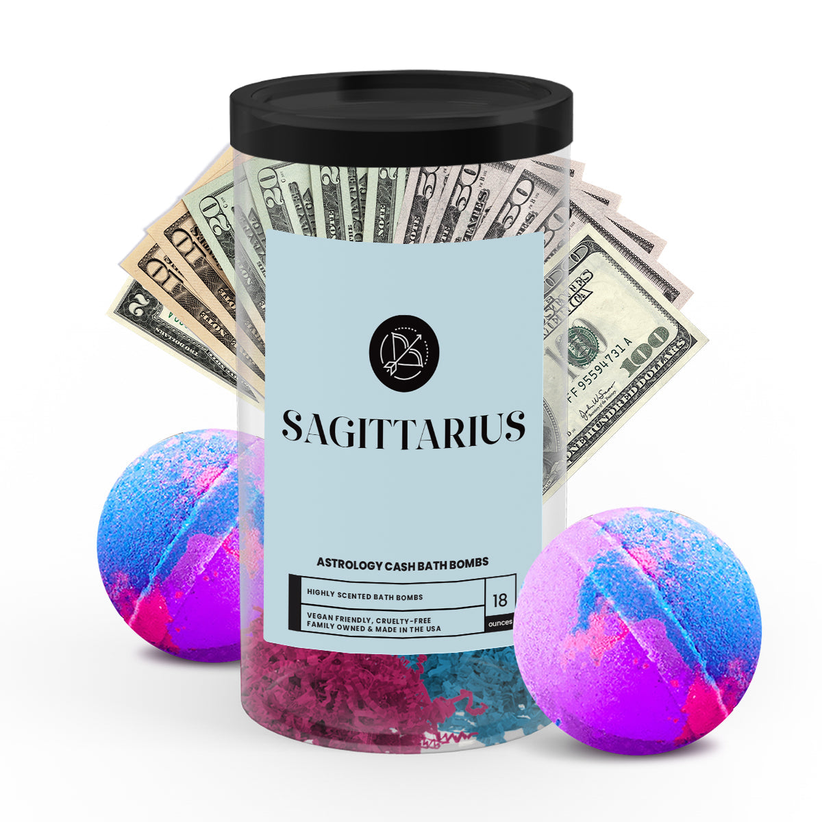 Sagittarius Astrology Cash Bath Bombs