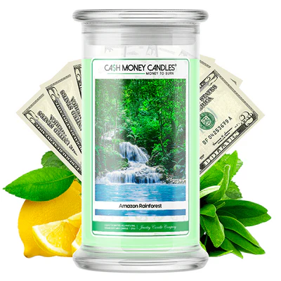 Amazon Rainforest Cash Money Candle