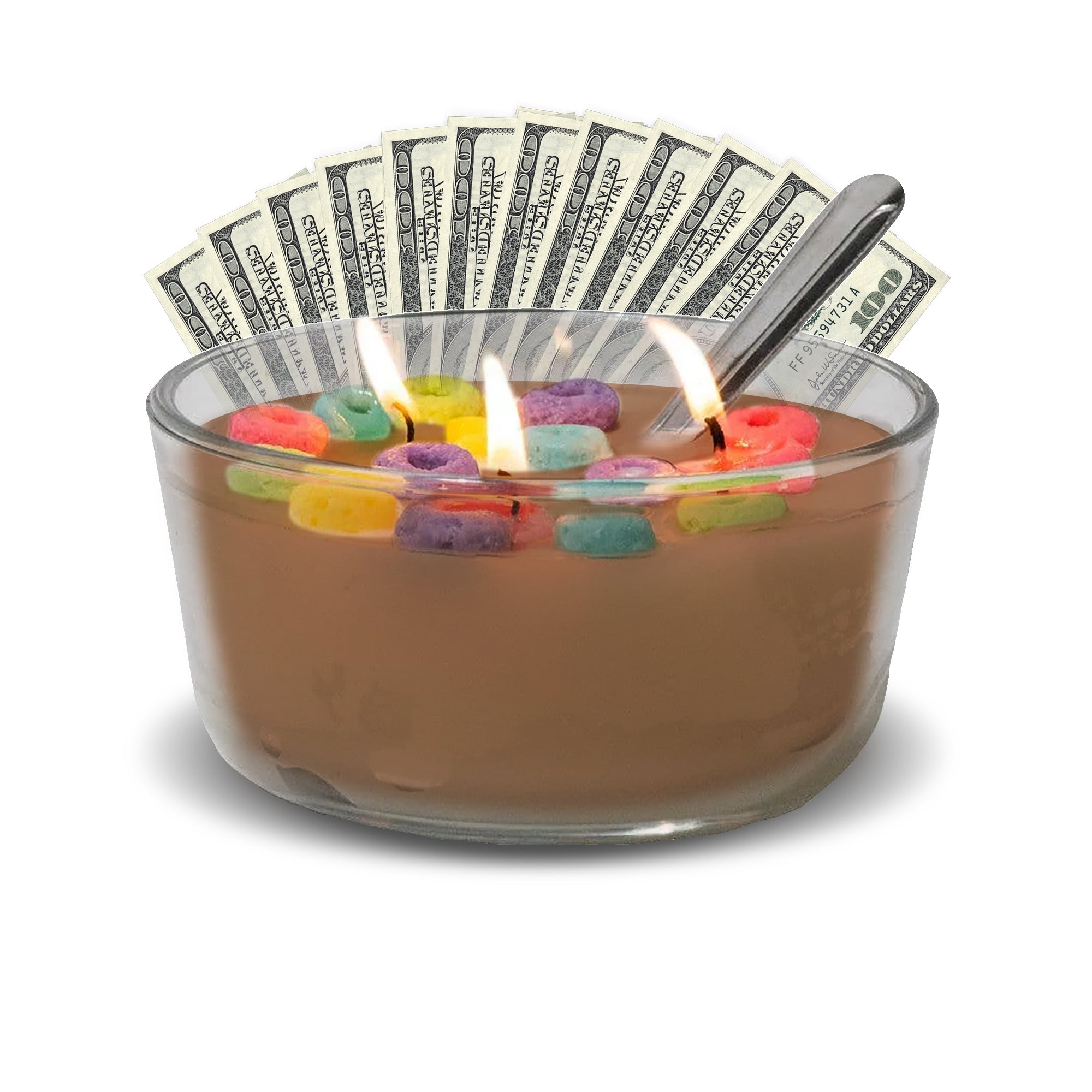 Chocolate Chip Cookies Cereal Bowl Cash Luxury Candles