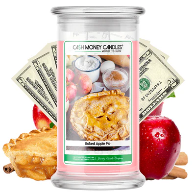 Baked Apple Pie Cash Money Candle