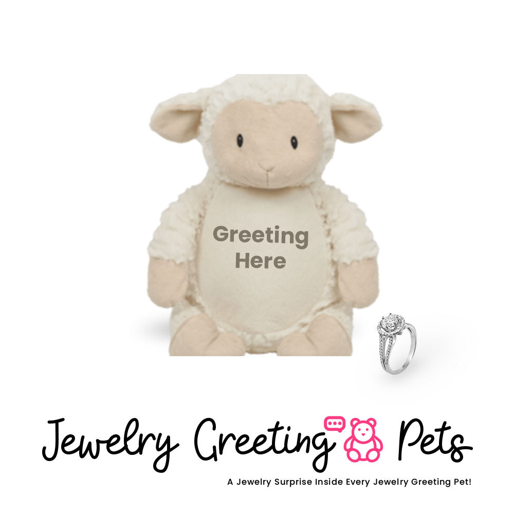 Lamb Jewelry Greeting Pet