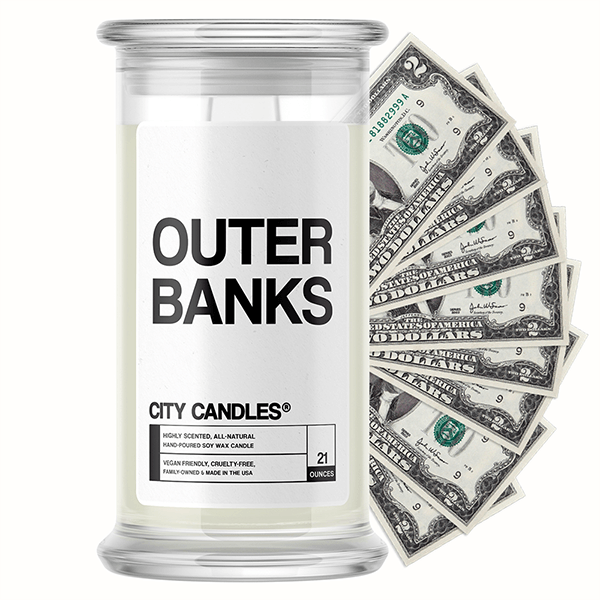 Outer Banks City Cash Candle