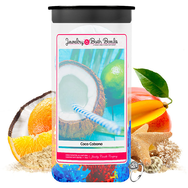 Coco Cabana Jewelry Bath Bombs Twin Pack
