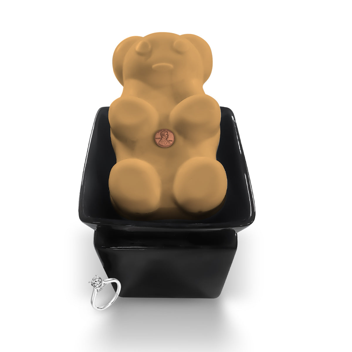 Cinnamon Bun GIANT Jewelry Surprise Bear