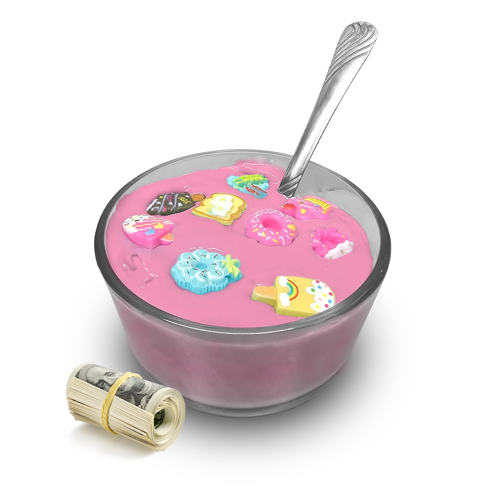 Strawberry Fields Cereal Bowl Cash Bath Bombs