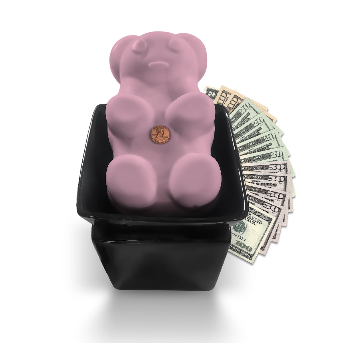 Fresh Cut Roses GIANT Cash Money Surprise Bear