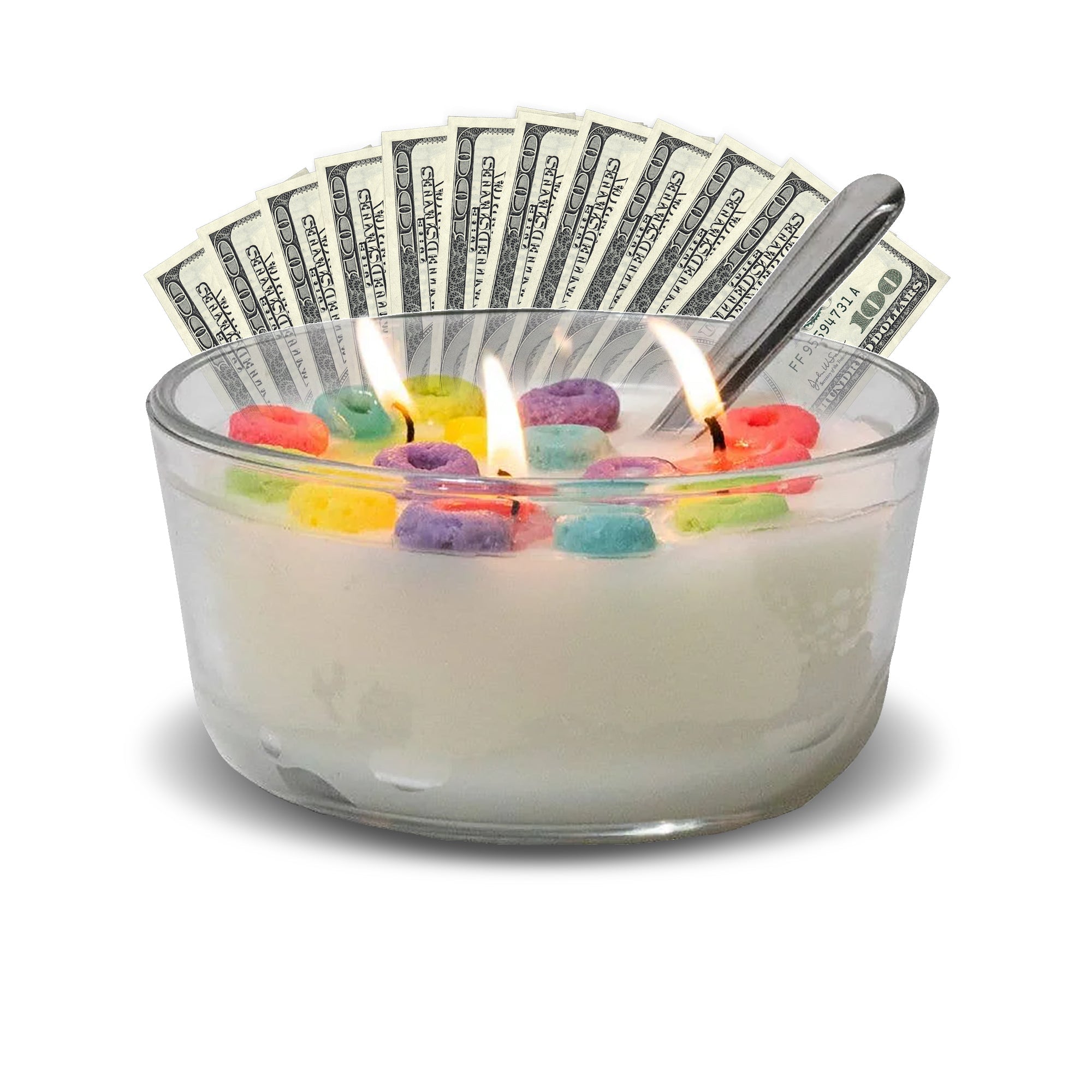 Cinnamon Apple Cereal Bowl Cash Luxury Candles