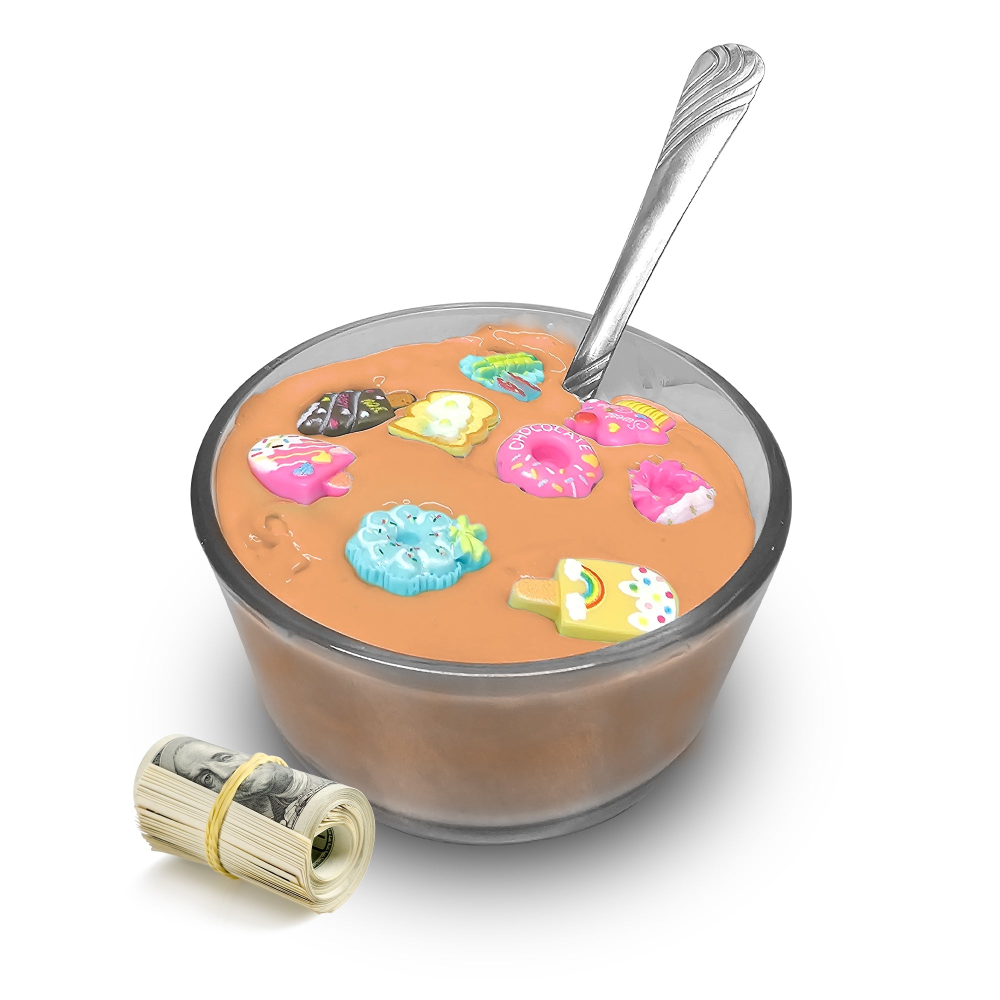 Just Peachy Cereal Bowl Cash Bath Bombs