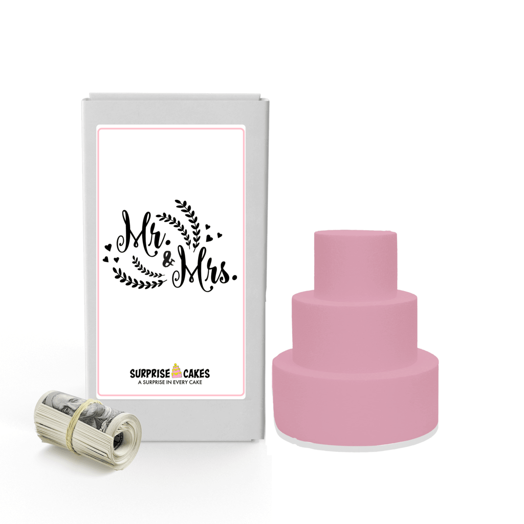Mr. & Mrs. 3 | Wedding Surprise Cash Cakes